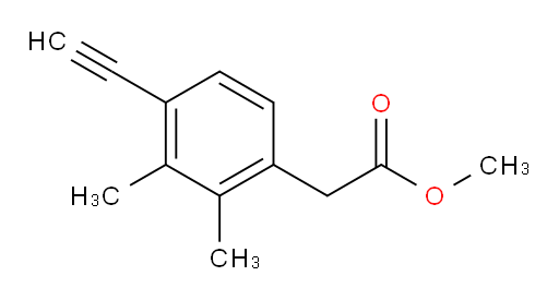 methyl 2-(4-ethynyl-2,3-dimethylphenyl)acetate