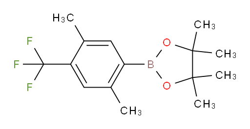 2-[2,5-dimethyl-4-(trifluoromethyl)phenyl]-4,4,5,5-tetramethyl-1,3,2-dioxaborolane