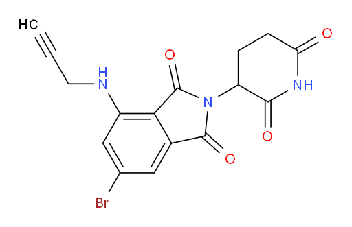 6-bromo-2-(2,6-dioxopiperidin-3-yl)-4-[(prop-2-yn-1-yl)amino]-2,3-dihydro-1H-isoindole-1,3-dione