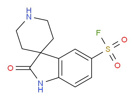 2-oxo-1,2-dihydrospiro[indole-3,4'-piperidine]-5-sulfonyl fluoride
