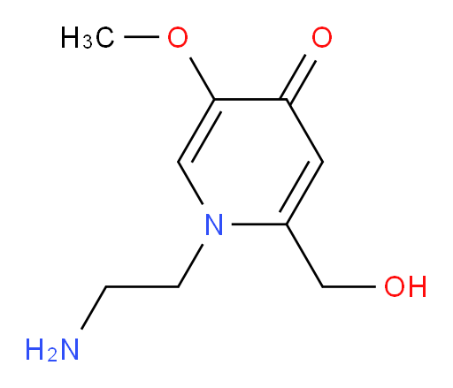 1-(2-aminoethyl)-2-(hydroxymethyl)-5-methoxy-1,4-dihydropyridin-4-one