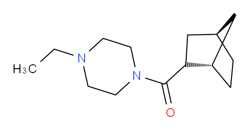 rac-1-[(1R,4S)-bicyclo[2.2.1]heptane-2-carbonyl]-4-ethylpiperazine
