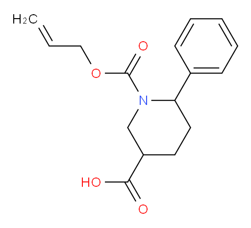 6-phenyl-1-[(prop-2-en-1-yloxy)carbonyl]piperidine-3-carboxylic acid