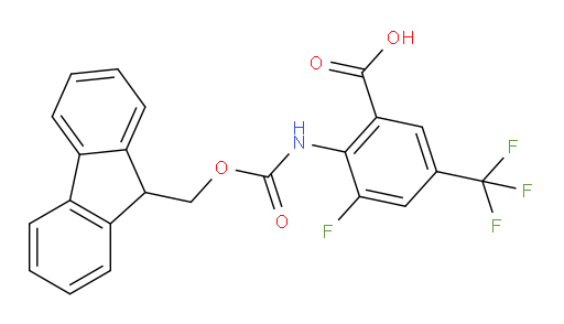 2-({[(9H-fluoren-9-yl)methoxy]carbonyl}amino)-3-fluoro-5-(trifluoromethyl)benzoic acid