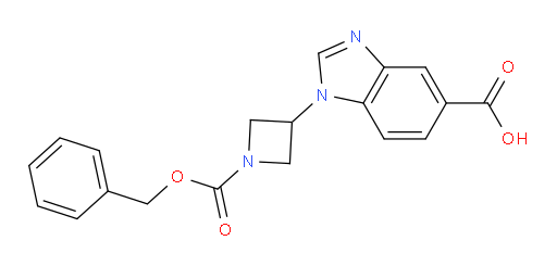 1-{1-[(benzyloxy)carbonyl]azetidin-3-yl}-1H-1,3-benzodiazole-5-carboxylic acid
