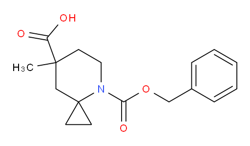 4-[(benzyloxy)carbonyl]-7-methyl-4-azaspiro[2.5]octane-7-carboxylic acid