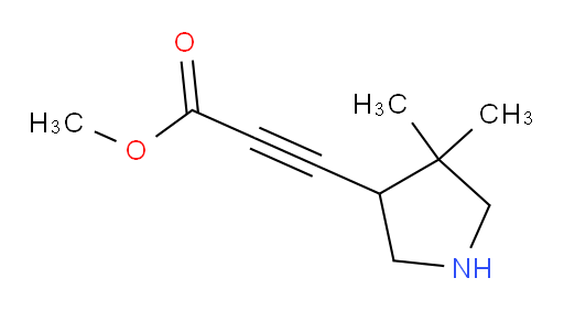 methyl 3-(4,4-dimethylpyrrolidin-3-yl)prop-2-ynoate