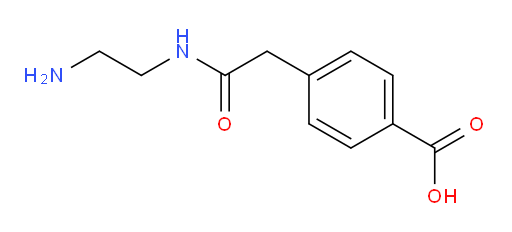 4-{[(2-aminoethyl)carbamoyl]methyl}benzoic acid