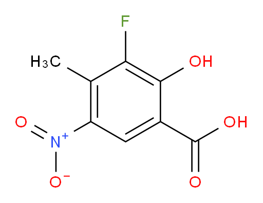 3-fluoro-2-hydroxy-4-methyl-5-nitrobenzoic acid