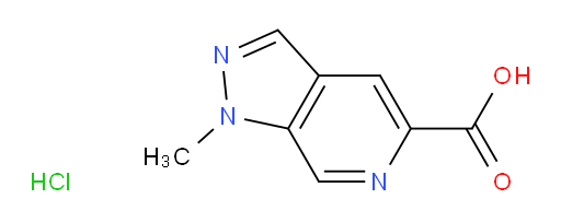 1-methyl-1H-pyrazolo[3,4-c]pyridine-5-carboxylic acid hydrochloride