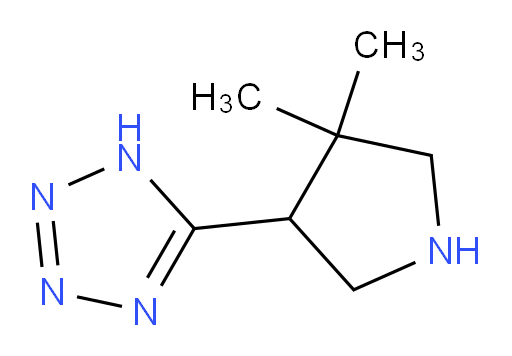5-(4,4-dimethylpyrrolidin-3-yl)-1H-1,2,3,4-tetrazole