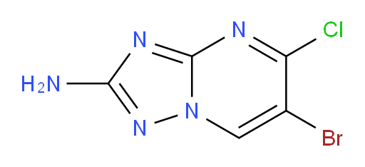 6-bromo-5-chloro-[1,2,4]triazolo[1,5-a]pyrimidin-2-amine