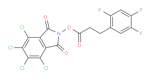 4,5,6,7-tetrachloro-1,3-dioxo-2,3-dihydro-1H-isoindol-2-yl 3-(2,4,5-trifluorophenyl)propanoate