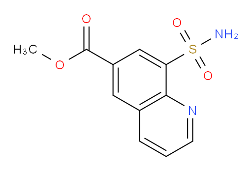 methyl 8-sulfamoylquinoline-6-carboxylate