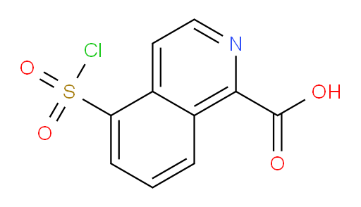 5-(chlorosulfonyl)isoquinoline-1-carboxylic acid