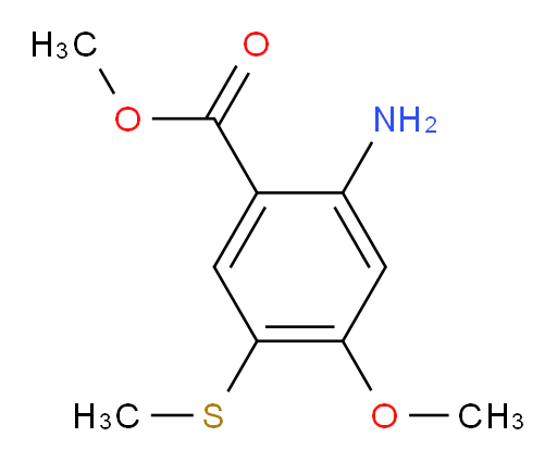 methyl 2-amino-4-methoxy-5-(methylsulfanyl)benzoate