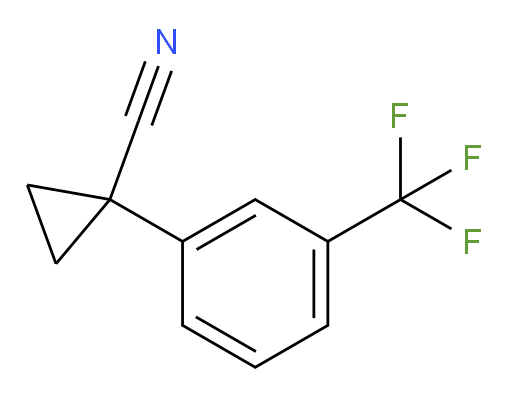 1-[3-(trifluoromethyl)phenyl]cyclopropane-1-carbonitrile