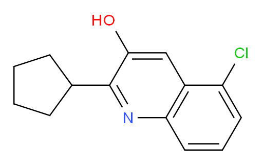 5-chloro-2-cyclopentylquinolin-3-ol