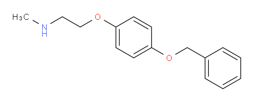 {2-[4-(benzyloxy)phenoxy]ethyl}(methyl)amine