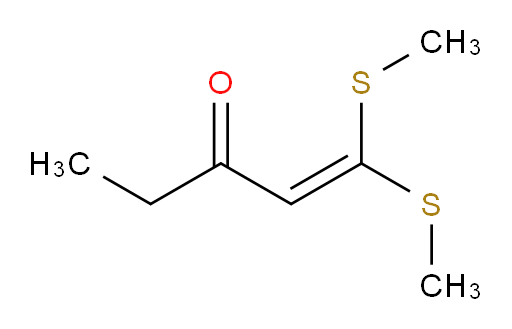 1,1-bis(methylsulfanyl)pent-1-en-3-one