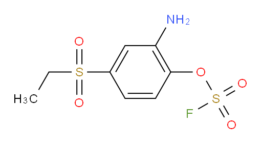 2-amino-4-(ethanesulfonyl)phenyl fluoranesulfonate