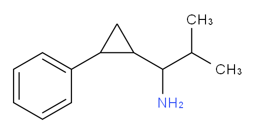 2-methyl-1-(2-phenylcyclopropyl)propan-1-amine
