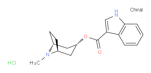 (1R,3R,5S)-8-methyl-8-azabicyclo[3.2.1]octan-3-yl 1H-indole-3-carboxylate hydrochloride