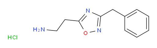 2-(3-benzyl-1,2,4-oxadiazol-5-yl)ethan-1-amine hydrochloride