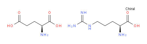 (2S)-2-amino-5-carbamimidamidopentanoic acid, (2S)-2-aminopentanedioic acid
