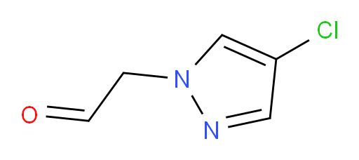 2-(4-chloro-1H-pyrazol-1-yl)acetaldehyde