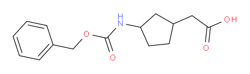 2-(3-{[(benzyloxy)carbonyl]amino}cyclopentyl)acetic acid