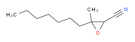 3-heptyl-3-methyloxirane-2-carbonitrile