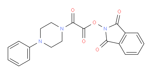 1,3-dioxo-2,3-dihydro-1H-isoindol-2-yl 2-oxo-2-(4-phenylpiperazin-1-yl)acetate