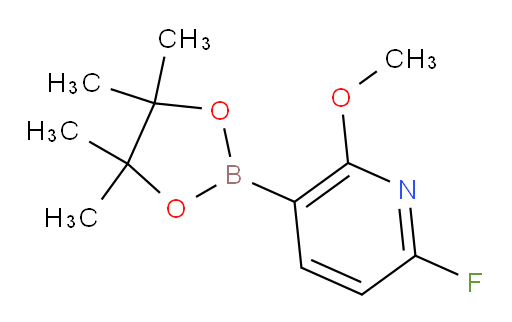 6-fluoro-2-methoxy-3-(4,4,5,5-tetramethyl-1,3,2-dioxaborolan-2-yl)pyridine