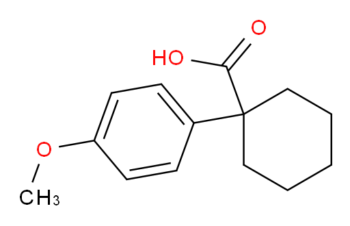 1-(4-methoxyphenyl)cyclohexane-1-carboxylic acid