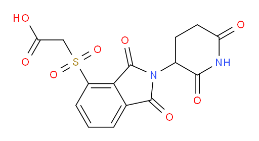 2-{[2-(2,6-dioxopiperidin-3-yl)-1,3-dioxo-2,3-dihydro-1H-isoindol-4-yl]sulfonyl}acetic acid