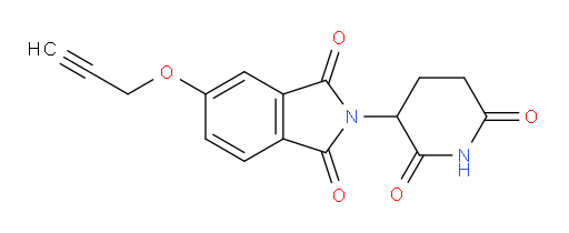 2-(2,6-dioxopiperidin-3-yl)-5-(prop-2-yn-1-yloxy)-2,3-dihydro-1H-isoindole-1,3-dione