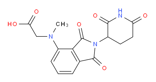 2-{[2-(2,6-dioxopiperidin-3-yl)-1,3-dioxo-2,3-dihydro-1H-isoindol-4-yl](methyl)amino}acetic acid