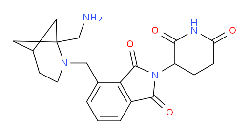 4-{[1-(aminomethyl)-2-azabicyclo[3.1.1]heptan-2-yl]methyl}-2-(2,6-dioxopiperidin-3-yl)-2,3-dihydro-1H-isoindole-1,3-dione