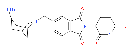 5-({3-amino-6-azabicyclo[3.2.1]octan-6-yl}methyl)-2-(2,6-dioxopiperidin-3-yl)-2,3-dihydro-1H-isoindole-1,3-dione
