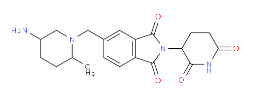 5-[(5-amino-2-methylpiperidin-1-yl)methyl]-2-(2,6-dioxopiperidin-3-yl)-2,3-dihydro-1H-isoindole-1,3-dione