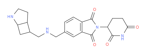 5-{[({2-azabicyclo[3.2.0]heptan-6-yl}methyl)amino]methyl}-2-(2,6-dioxopiperidin-3-yl)-2,3-dihydro-1H-isoindole-1,3-dione