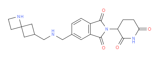 5-{[({1-azaspiro[3.3]heptan-6-yl}methyl)amino]methyl}-2-(2,6-dioxopiperidin-3-yl)-2,3-dihydro-1H-isoindole-1,3-dione