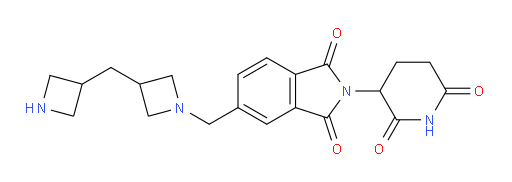 5-({3-[(azetidin-3-yl)methyl]azetidin-1-yl}methyl)-2-(2,6-dioxopiperidin-3-yl)-2,3-dihydro-1H-isoindole-1,3-dione