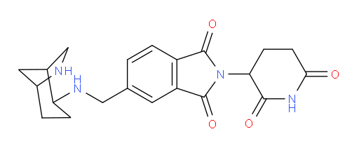 5-[({6-azabicyclo[3.2.1]octan-2-yl}amino)methyl]-2-(2,6-dioxopiperidin-3-yl)-2,3-dihydro-1H-isoindole-1,3-dione