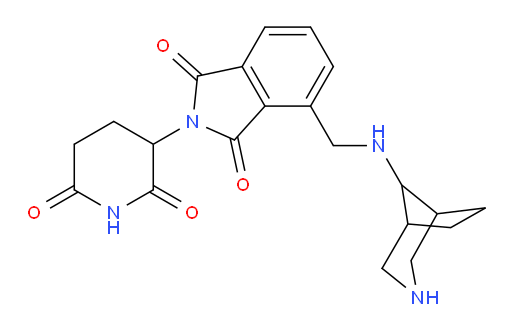 4-[({3-azabicyclo[3.2.1]octan-8-yl}amino)methyl]-2-(2,6-dioxopiperidin-3-yl)-2,3-dihydro-1H-isoindole-1,3-dione