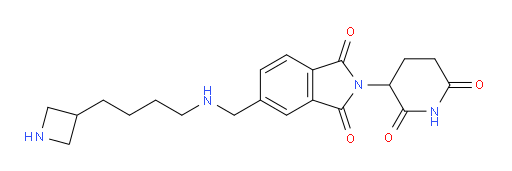 5-({[4-(azetidin-3-yl)butyl]amino}methyl)-2-(2,6-dioxopiperidin-3-yl)-2,3-dihydro-1H-isoindole-1,3-dione