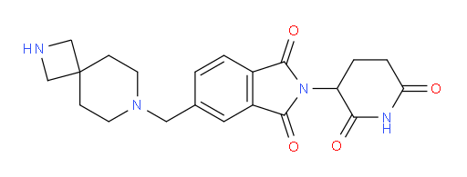 5-({2,7-diazaspiro[3.5]nonan-7-yl}methyl)-2-(2,6-dioxopiperidin-3-yl)-2,3-dihydro-1H-isoindole-1,3-dione