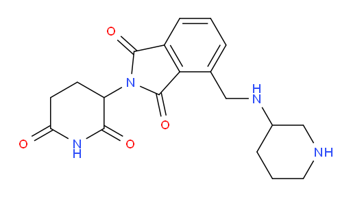 2-(2,6-dioxopiperidin-3-yl)-4-{[(piperidin-3-yl)amino]methyl}-2,3-dihydro-1H-isoindole-1,3-dione