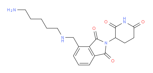 4-{[(5-aminopentyl)amino]methyl}-2-(2,6-dioxopiperidin-3-yl)-2,3-dihydro-1H-isoindole-1,3-dione